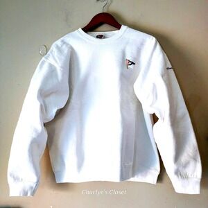 Vtg Sag Harbor Yacht Club White Crewneck Sweatshirt L